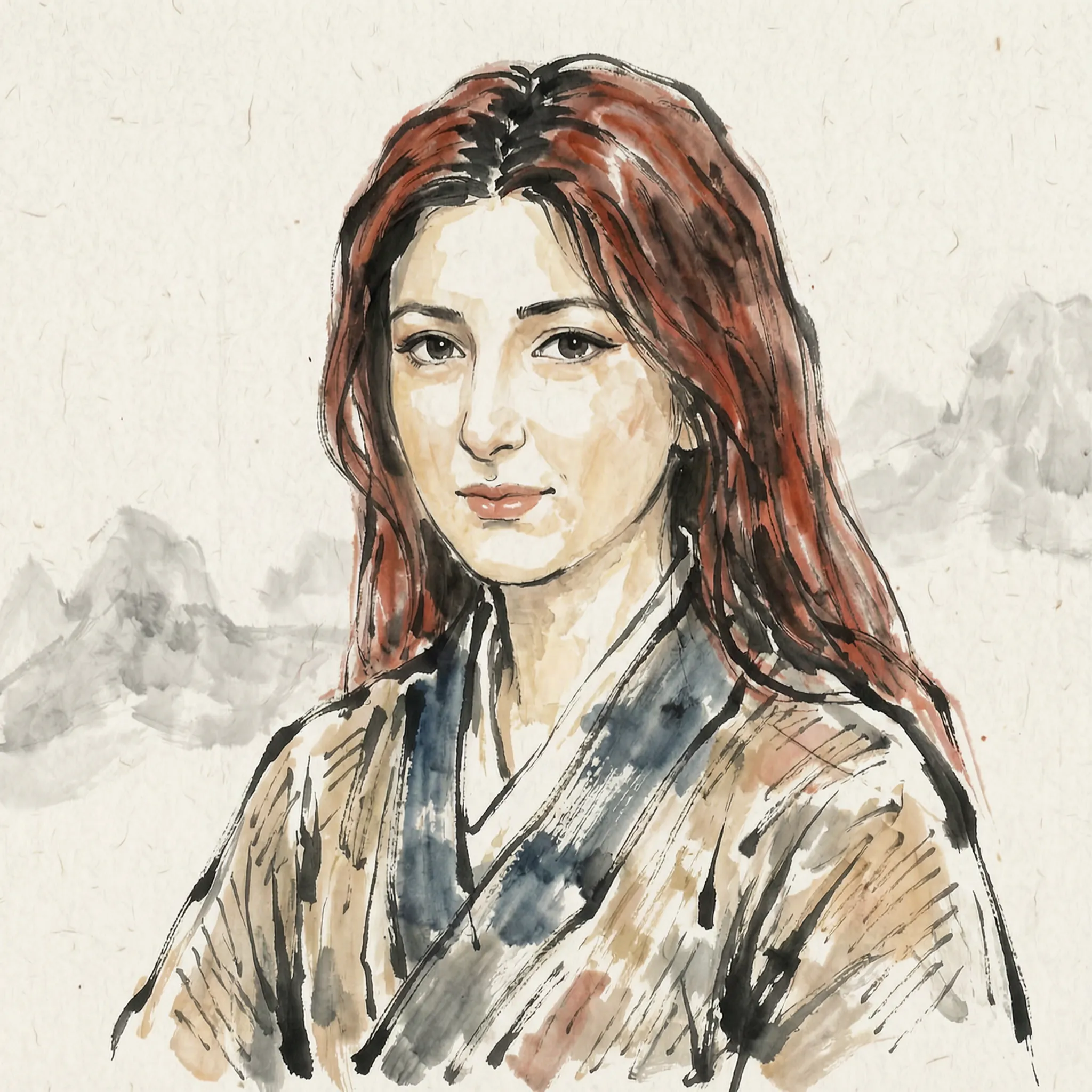 Light-Color Ink Wash
